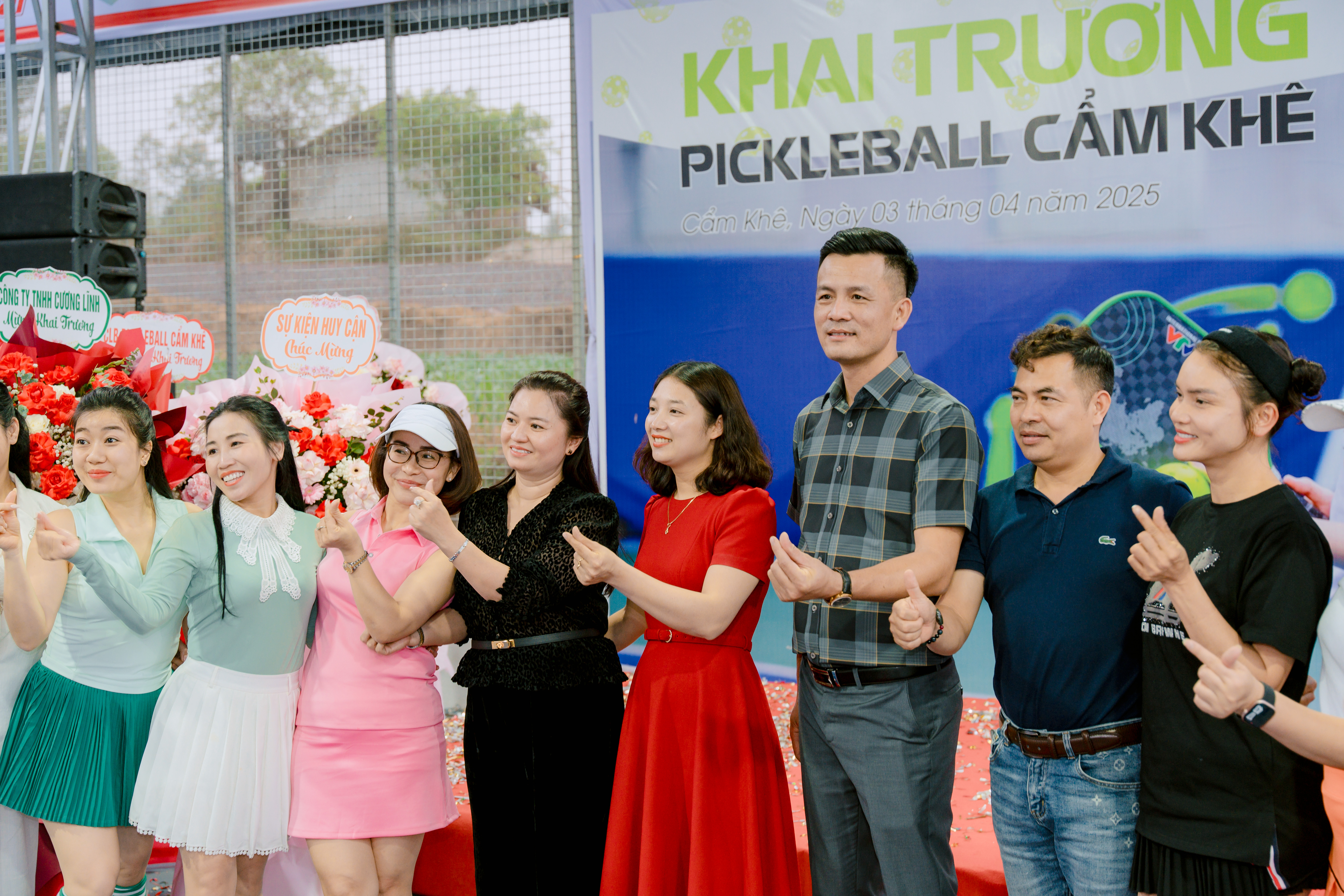 Khai trương Tổ hợp Dịch vụ nhà hàng - Cafe - Sân Pickleball đầu tiên tại huyện Cẩm Khê